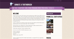 Desktop Screenshot of donateatoothbrush.com